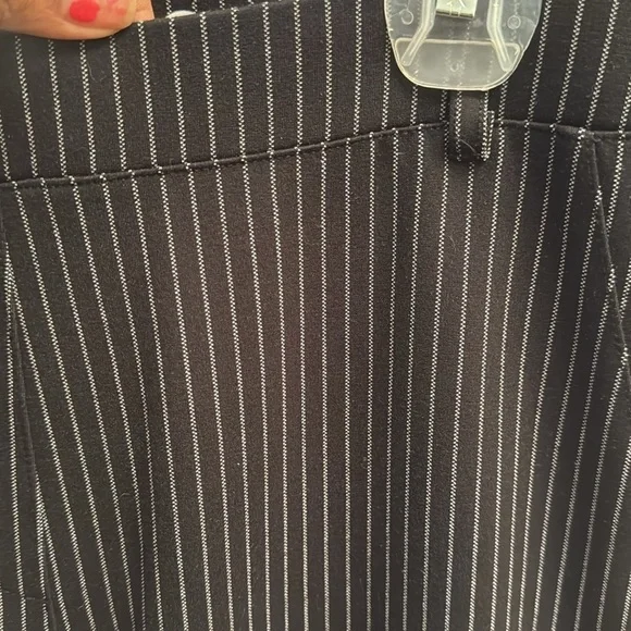 Betabrand Pinstripe Dress Pants Yoga Pants. Size large - Picture 4 of 7
